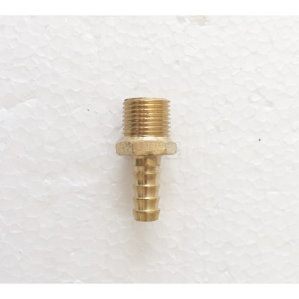 NIPLE LATÃO 1/2"NPT X 1/2"MANGUEIRA