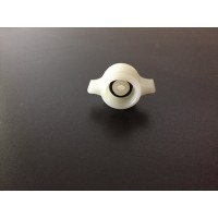 NIPLE RETO COM BORBOLETA 3/8" - PLÁSTICO