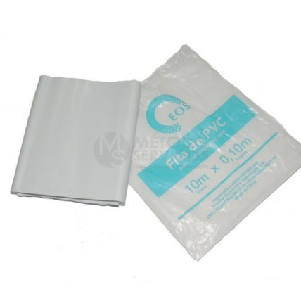 FITA ACABAMENTO PVC S/COLA 0,10MX10M COR BRANCA 