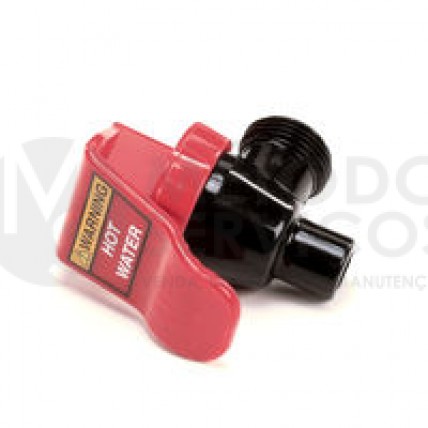 BUNN 03260.1026 KIT, FAUCET ASSY W/ RED HANDLE